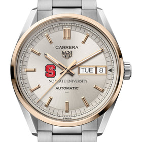 NC State TAG Heuer Carrera Automatic Day-Date 18K 5N Rose Gold Shot #1