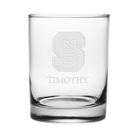 NC State Tumbler Glasses - Set of 2 Made in USA Shot #1