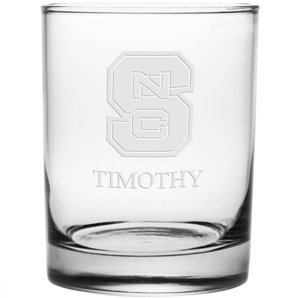 NC State Tumbler Glasses - Set of 2 Made in USA Shot #2