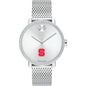 NC State Women's Movado Bold with Crystal Bezel & Mesh Bracelet Shot #2