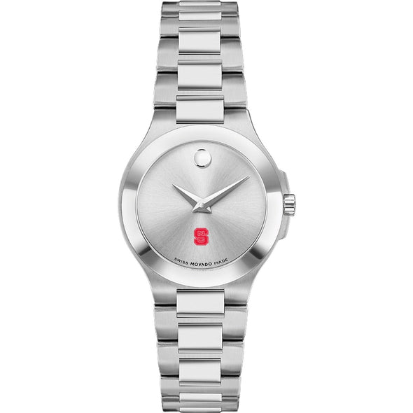 NC State Women&#39;s Movado Collection Stainless Steel Watch with Silver Dial Shot #2