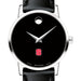 NC State Women's Movado Museum with Leather Strap