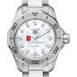 NC State Women's TAG Heuer Steel Aquaracer with Diamond Dial Shot #1