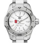 NC State Women's TAG Heuer Steel Aquaracer with Silver Dial Shot #1