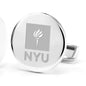 New York University Cufflinks in Sterling Silver Shot #2