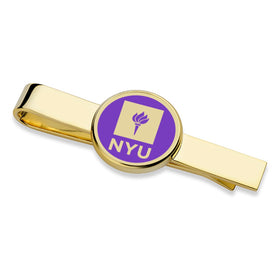 New York University Enamel Tie Clip Shot #1