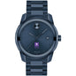 New York University Men's Movado BOLD Blue Ion with Date Window Shot #2