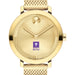 New York University Women's Movado Bold Gold with Mesh Bracelet