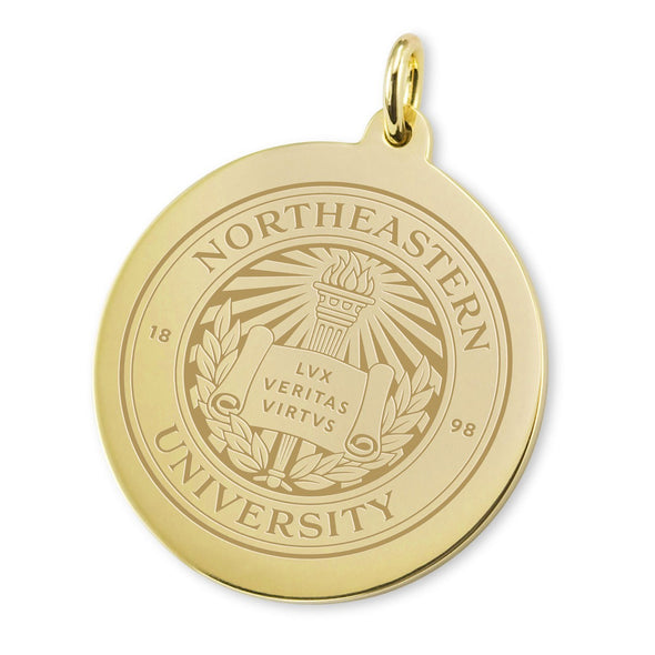 Northeastern 14K Gold Charm Shot #2