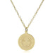 Northeastern 18K Gold Pendant & Chain