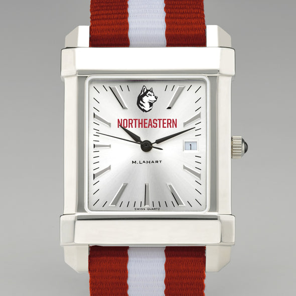 Northeastern Collegiate Watch with RAF Nylon Strap for Men Shot #1