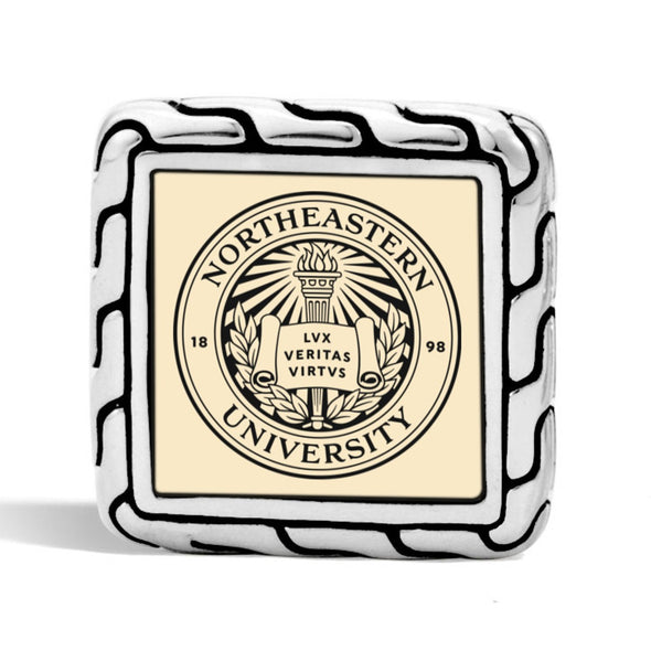 Northeastern Cufflinks by John Hardy with 18K Gold Shot #3