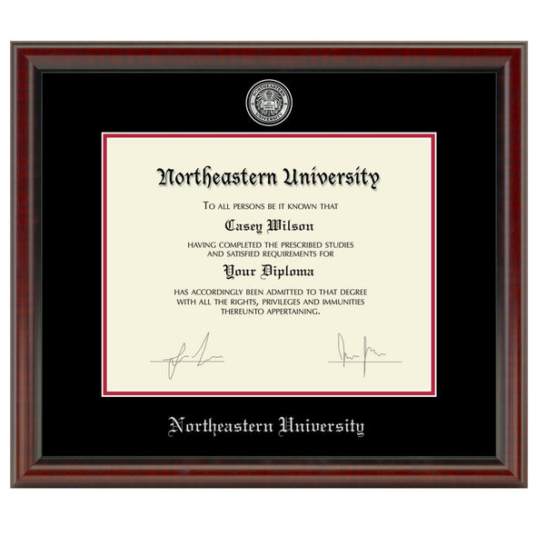Northeastern Diploma Frame - Masterpiece Shot #1