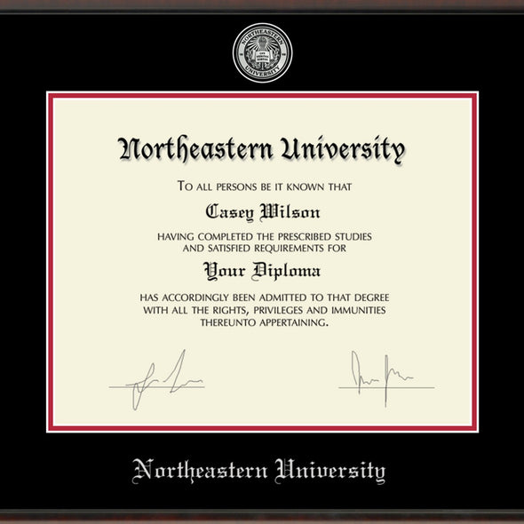 Northeastern Diploma Frame - Masterpiece Shot #2
