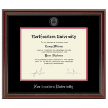 Northeastern Diploma Frame, the Fidelitas Shot #1
