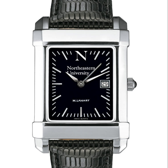 Northeastern Men's Black Quad with Leather Shot #1