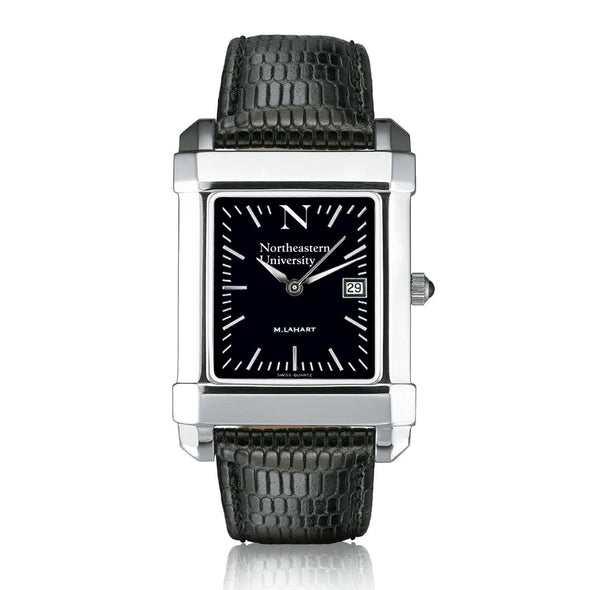 Northeastern Men's Black Quad with Leather Shot #2