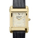 Northeastern Men's Gold Quad with Leather Strap