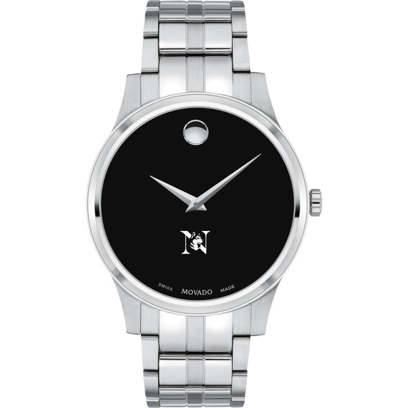Northeastern Men's Movado Collection Stainless Steel Watch with Black Dial Shot #2