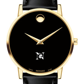 Northeastern Men&#39;s Movado Gold Museum Classic Leather Shot #1