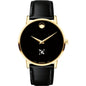Northeastern Men's Movado Gold Museum Classic Leather Shot #2