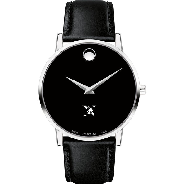Northeastern Men&#39;s Movado Museum with Leather Strap Shot #2