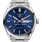 Northeastern Men's TAG Heuer Carrera with Blue Dial & Day-Date Window Shot #1