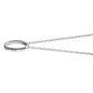 Northeastern Monica Rich Kosann "Carpe Diem" Poesy Ring Necklace in Silver Shot #3