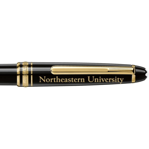 Northeastern Montblanc Meisterstück Classique Ballpoint Pen in Gold Shot #2