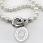 Northeastern Pearl Necklace with Sterling Silver Charm Shot #2