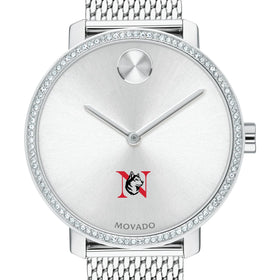 Northeastern Women's Movado Bold with Crystal Bezel & Mesh Bracelet Shot #1