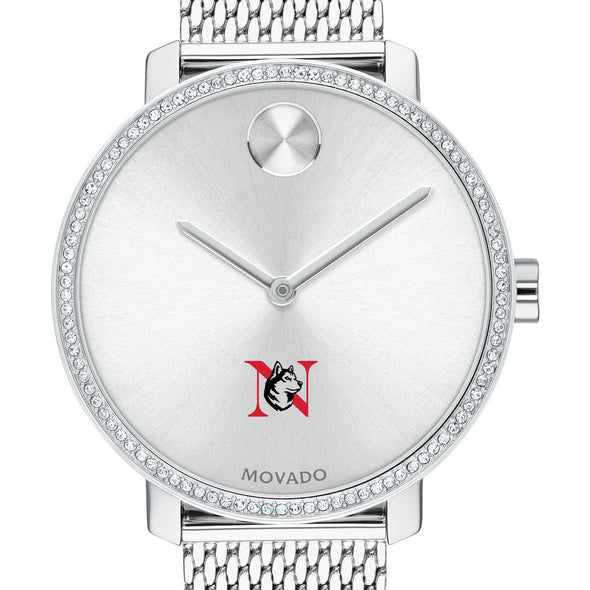 Northeastern Women's Movado Bold with Crystal Bezel & Mesh Bracelet Shot #1