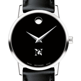 Northeastern Women&#39;s Movado Museum with Leather Strap Shot #1