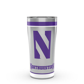 Northwestern 20 oz. Stainless Steel Tervis Tumblers with Hammer Lids - Set of 2 Shot #1