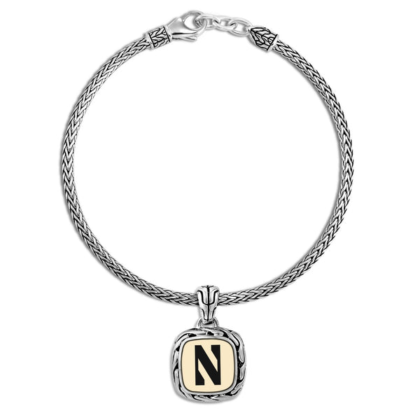 Northwestern Classic Chain Bracelet by John Hardy with 18K Gold Shot #2