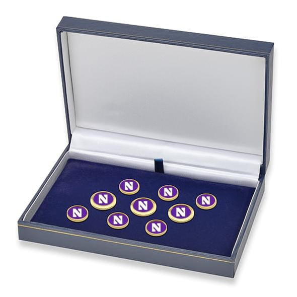 Northwestern Enamel Blazer Buttons Shot #2