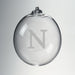 Northwestern Glass Ornament by Simon Pearce