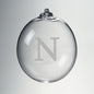 Northwestern Glass Ornament by Simon Pearce Shot #1