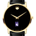 Northwestern Men's Movado Gold Museum Classic Leather