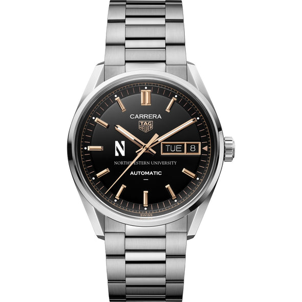 Northwestern Men's TAG Heuer Carrera Day-Date Automatic with Black Dial Shot #2