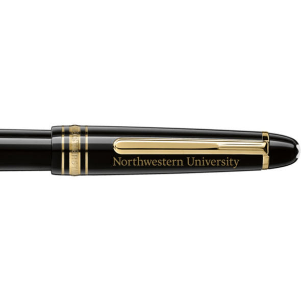 Northwestern Montblanc Meisterstück Classique Fountain Pen in Gold Shot #2