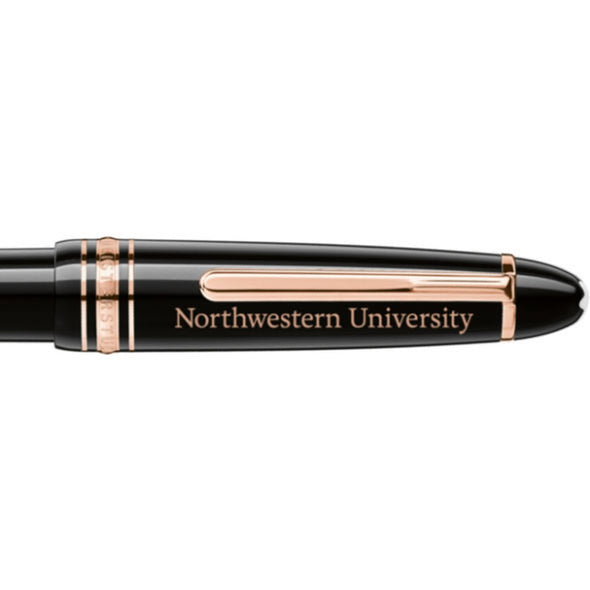 Northwestern Montblanc Meisterstück LeGrand Ballpoint Pen in Red Gold Shot #2