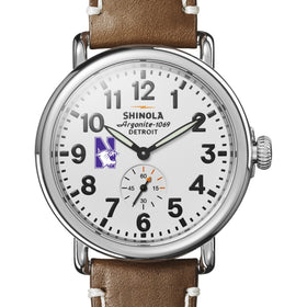 Northwestern Shinola Watch, The Runwell 41mm White Dial Shot #1