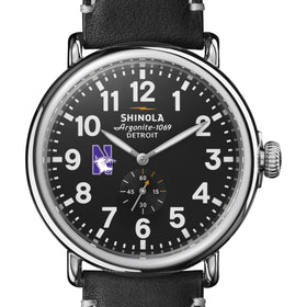 Northwestern Shinola Watch, The Runwell 47 mm Black Dial Shot #1