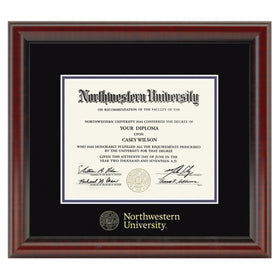 Northwestern University Diploma Frame, the Fidelitas Shot #1