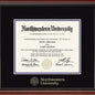 Northwestern University Diploma Frame, the Fidelitas Shot #2