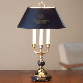 Northwestern University Lamp in Brass &amp; Marble Shot #1