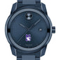 Northwestern University Men's Movado BOLD Blue Ion with Date Window Shot #1