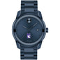 Northwestern University Men's Movado BOLD Blue Ion with Date Window Shot #2