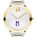 Northwestern University Women's Movado BOLD 2-Tone with Bracelet